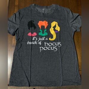Gray Hocus Pocus Graphic T-Shirt